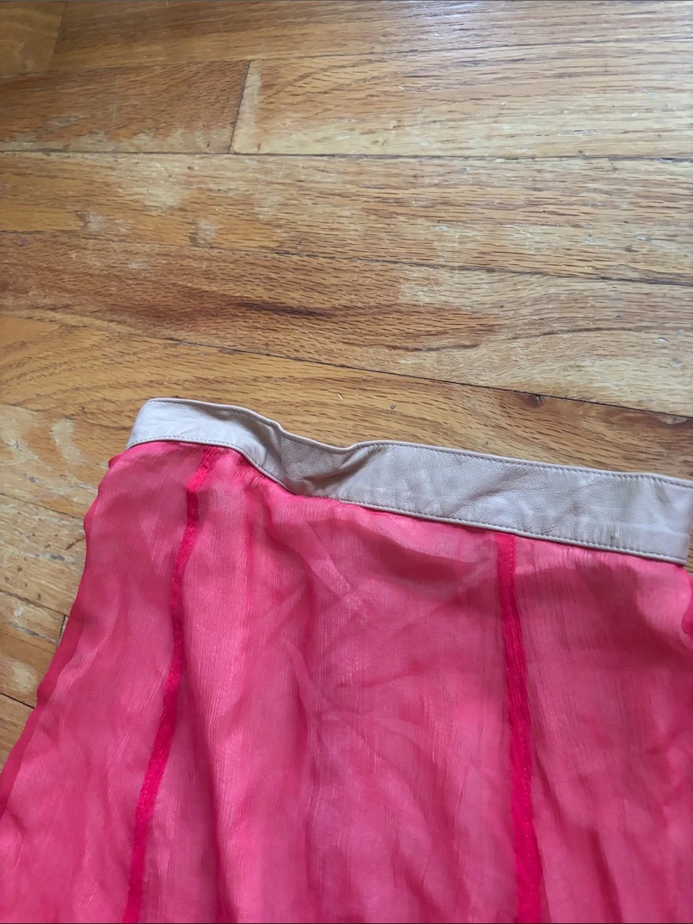 Korovillas 100% Silk Tomato Hailley Skirt